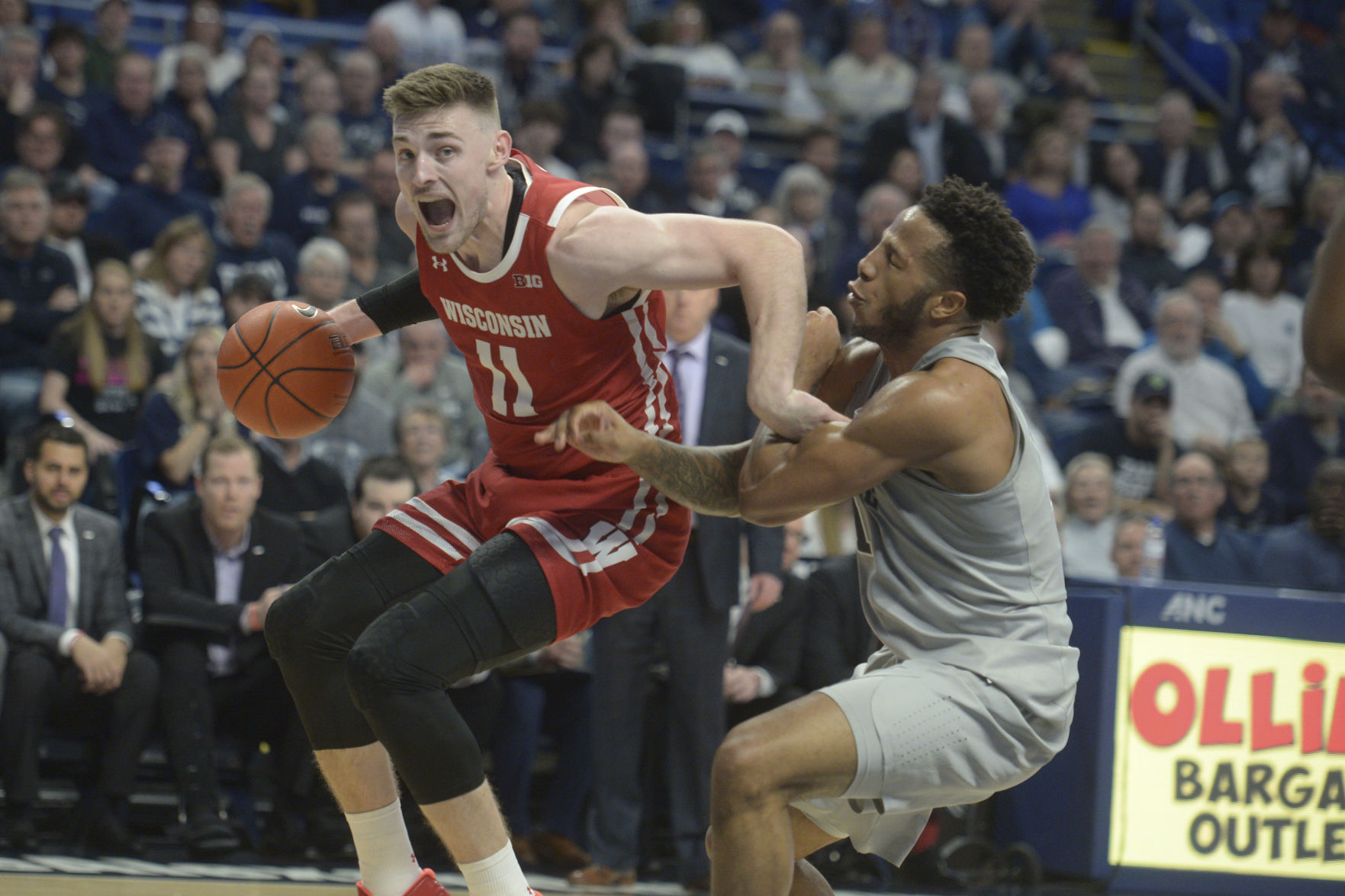 Badgers 58, Nittany Lions 49